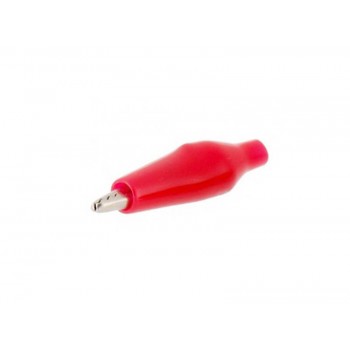 Зажим крокодил, 5А, 26mm Red